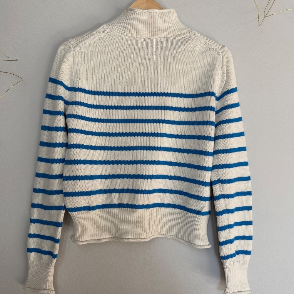 J Crew High Neck Striped Sweater - Picture 3 of 7